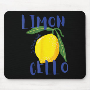 Alfombrilla De Ratón Limoncello La Dolce Vita Hombres de Limón Italiano