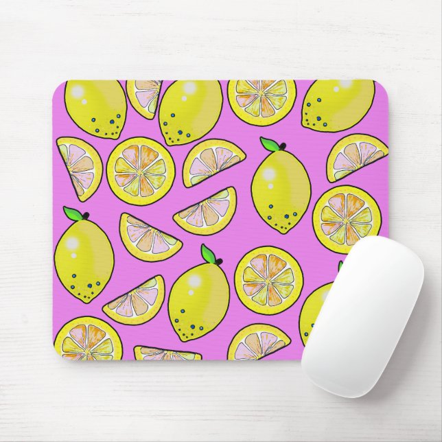 Alfombrilla De Ratón Limones (Con ratón)