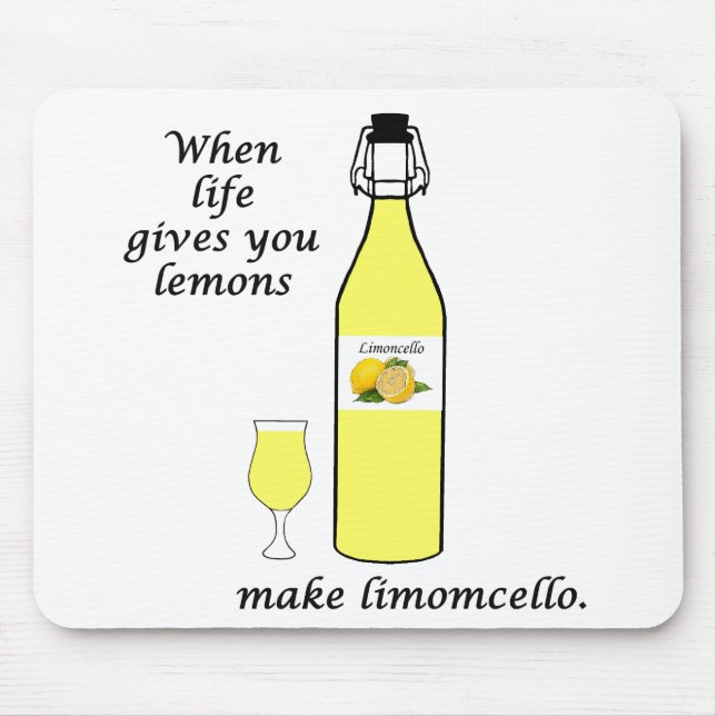 Alfombrilla De Ratón Limones a Limoncello (Frente)