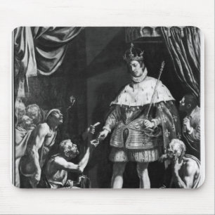 Alfombrilla De Ratón Limosnas de distribución de St. Louis, c.1615-20