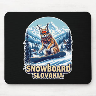 Alfombrilla De Ratón Linchado De Snowboard En Eslovaquia Aventura