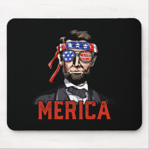 Alfombrilla De Ratón Lincoln 4 de julio Merica Abe chicos hombres mujer