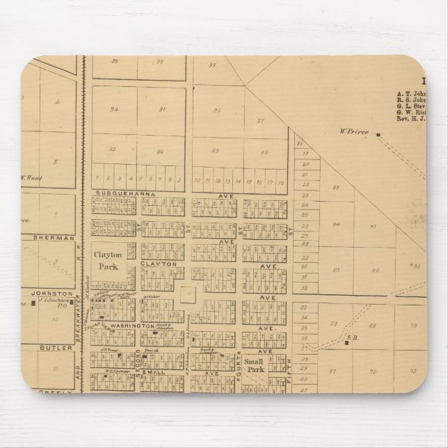 Alfombrilla De Ratón Lincoln Delaware (Frente)