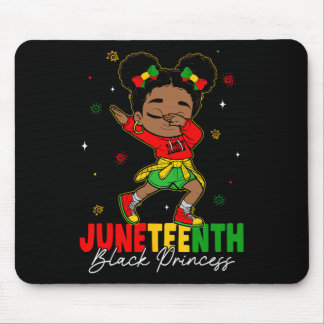Alfombrilla De Ratón Linda niña negra haciendo dabbing Princesa negra J