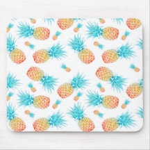 Lindo acuarela Trópico Fruto Pineapple Patrón