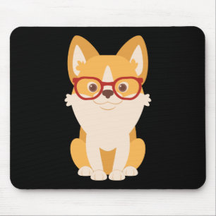 Alfombrilla De Ratón Lindo cachorro de dibujos animados Pembroke Welsh
