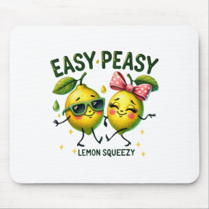 Alfombrilla De Ratón Lindo Fácil Peasy Limón Squeezy Hola Vacaciones de