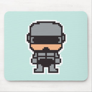 Alfombrilla De Ratón Lindo robotCop pixelado 