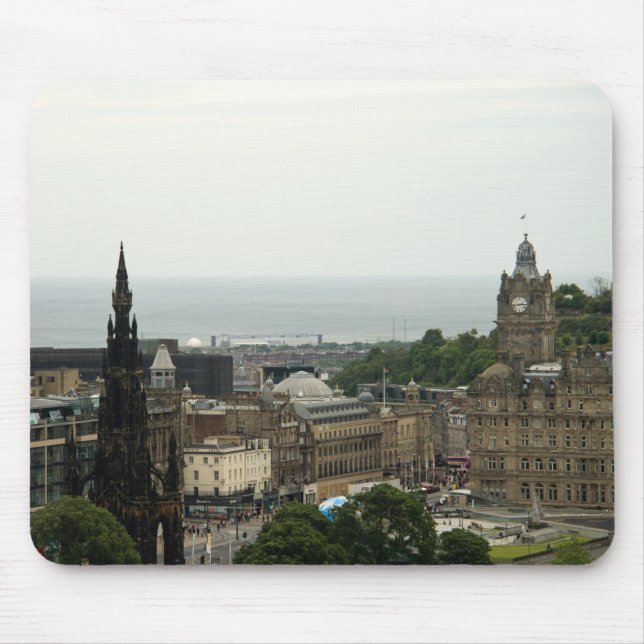 Alfombrilla De Ratón Línea aérea de Edimburgo 001 (Frente)