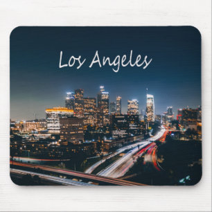 Alfombrilla De Ratón Línea aérea de Los Angeles California City Skyline
