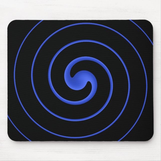 Alfombrilla De Ratón Línea Azul delgada (Frente)