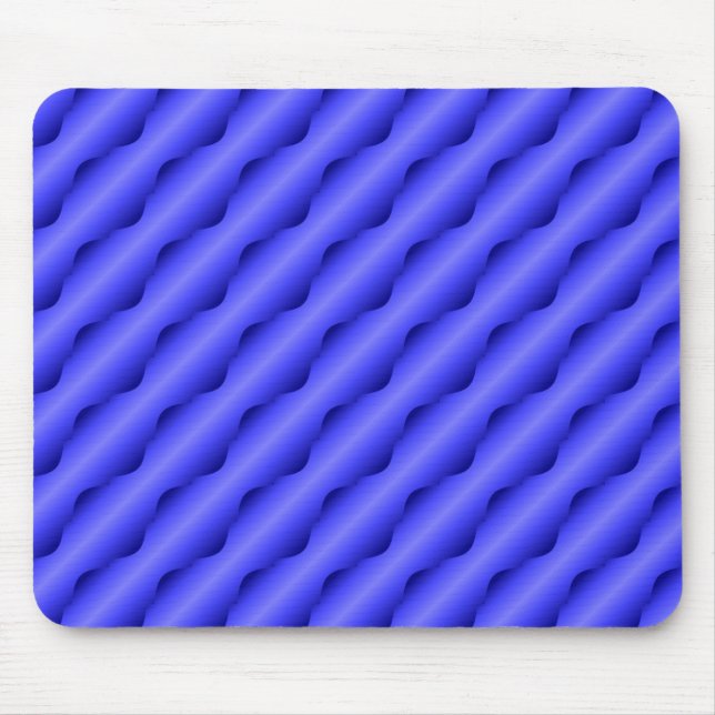 Alfombrilla De Ratón Línea Azul delgada (Frente)