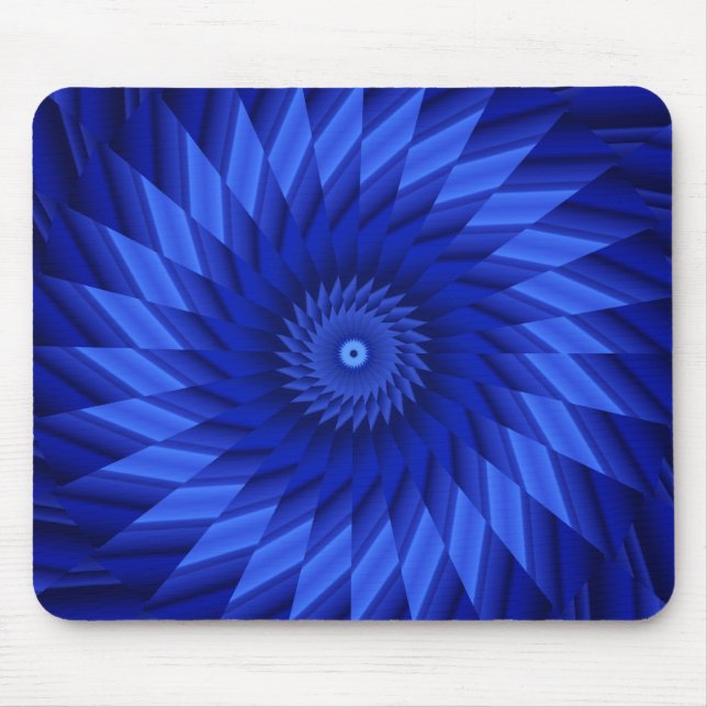 Alfombrilla De Ratón Línea Azul delgada (Frente)