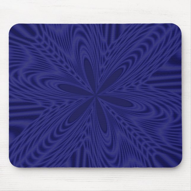 Alfombrilla De Ratón Línea Azul delgada (Frente)