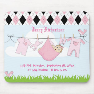 Alfombrilla De Ratón Línea Cute Baby Clothes