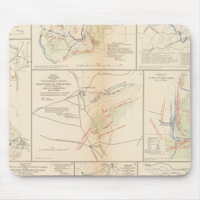 Alfombrilla De Ratón Línea de marcha, 16 AC (Frente)