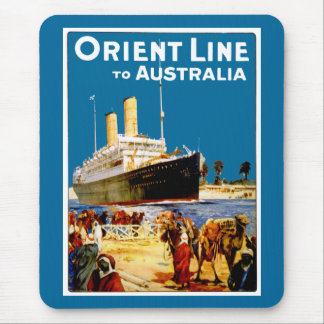 Alfombrilla De Ratón Línea de orientación a Australia