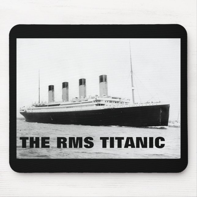 Alfombrilla De Ratón Línea de pasajeros Titanic RMS (Frente)