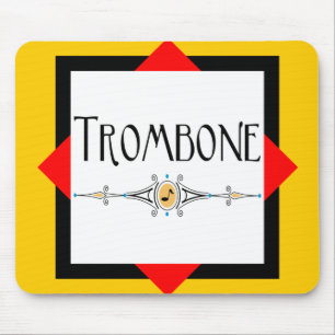 Alfombrilla De Ratón Línea decorativa trombónica