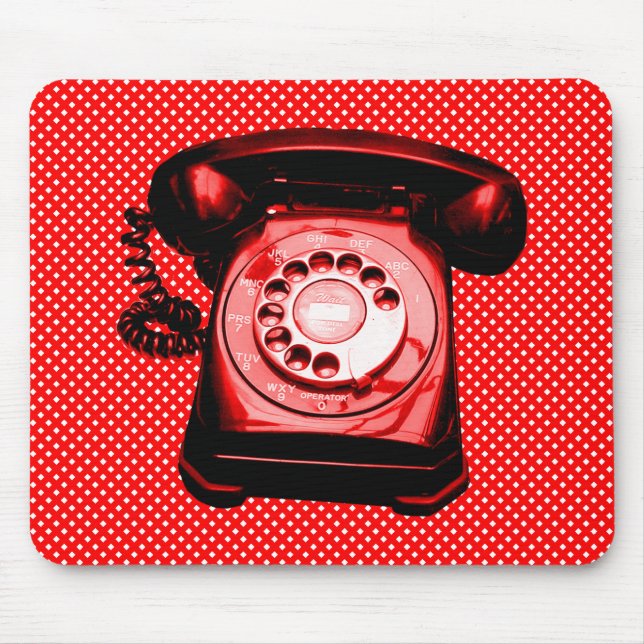 Alfombrilla De Ratón Línea directa - Patrón Red Net (Frente)