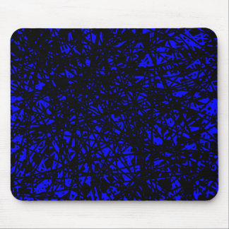 Alfombrilla De Ratón Líneas abstractas - Azul