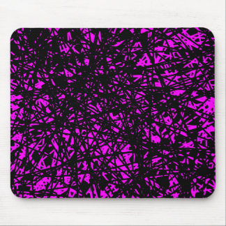 Alfombrilla De Ratón Líneas abstractas - Magenta