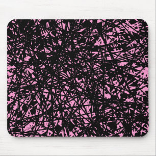 Alfombrilla De Ratón Líneas abstractas - rosa