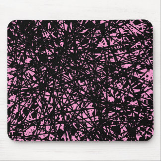 Alfombrilla De Ratón Líneas abstractas - rosa