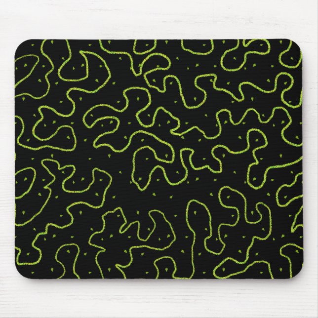 Alfombrilla De Ratón Líneas caóticas (Frente)