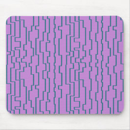 Alfombrilla De Ratón Líneas de circuito verde azulado