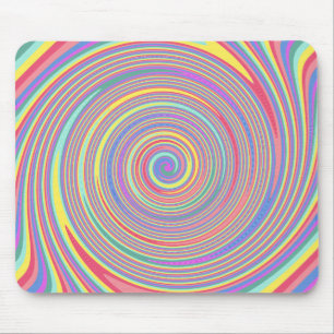 Alfombrilla De Ratón Líneas de color inclinadas Bañador de ratón