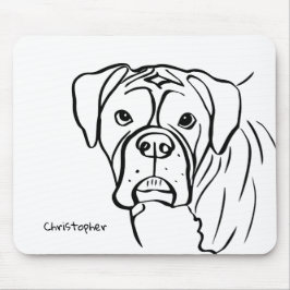 Alfombrilla De Ratón Líneas de lealtad: Tu compañero de boxer