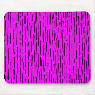 Alfombrilla De Ratón Líneas de tinta - magenta