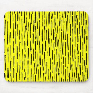 Alfombrilla De Ratón Líneas Inky - Amarillo