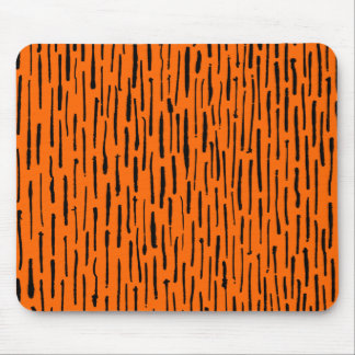 Alfombrilla De Ratón Líneas Inky - Naranja