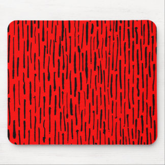 Alfombrilla De Ratón Líneas Inky - Rojo