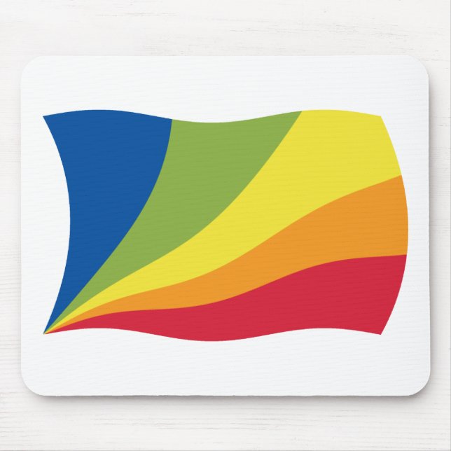 Alfombrilla De Ratón Lingua Franca Nova Flag Mousepad (Frente)