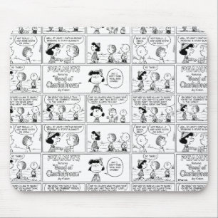 Alfombrilla De Ratón Linus le dice a Lucy que es cangrejo