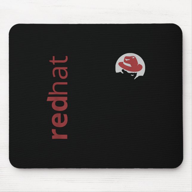 Alfombrilla De Ratón Linux Red Gorra Tee Tux Penguin Open Source Os L (Frente)