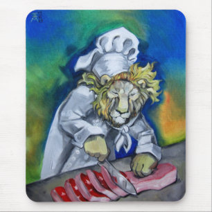 Alfombrilla De Ratón Lion Chef