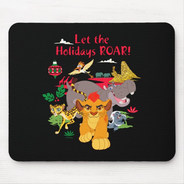 Alfombrilla De Ratón Lion Guard Let The Holidays Roar  (Frente)