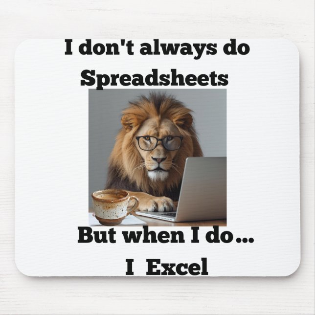 Alfombrilla De Ratón Lion Mousepad (Frente)