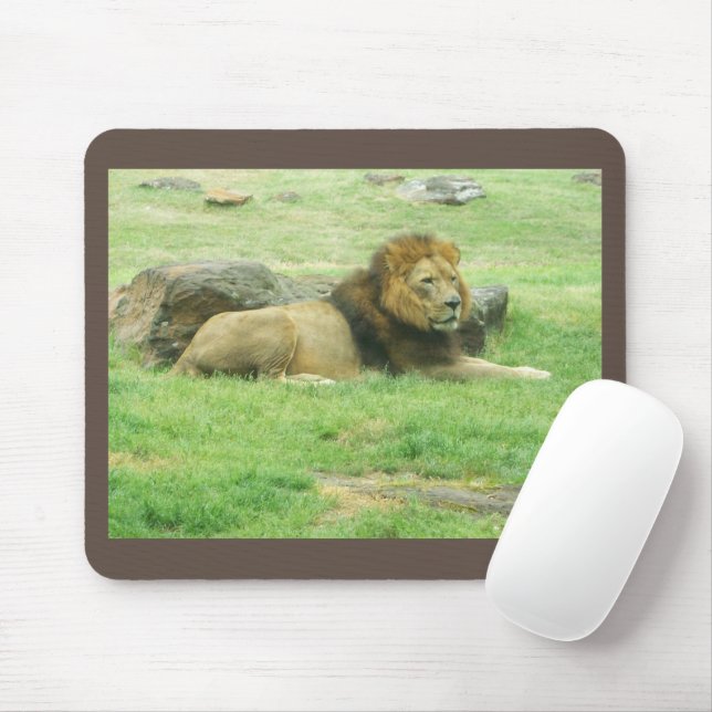 Alfombrilla De Ratón Lion Mousepad (Con ratón)
