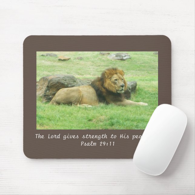 Alfombrilla De Ratón Lion Mousepad (Con ratón)
