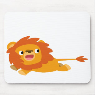 Alfombrilla De Ratón Lion Mousepad, Personalizado de Cute Rushing