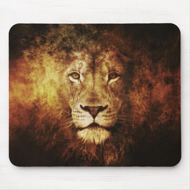 Alfombrilla De Ratón Lion of Judah - Haile Selassie Rastafari Mouse Pad (Frente)