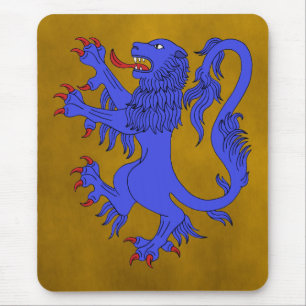 Alfombrilla De Ratón Lion Rampant Azure