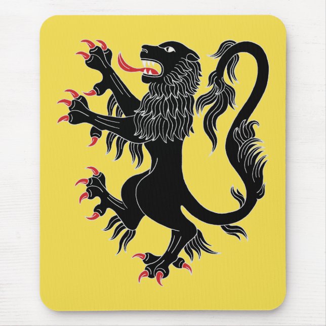 Alfombrilla De Ratón Lion Rampant Sable (Frente)