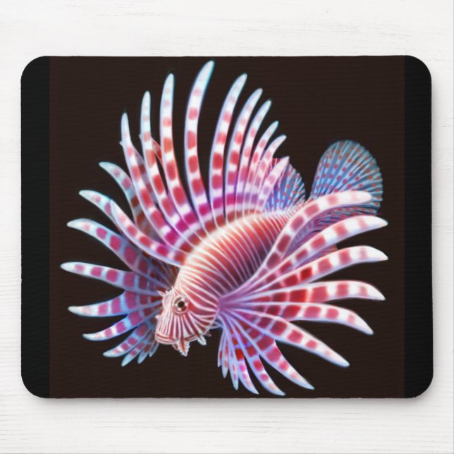 Alfombrilla De Ratón Lionfish pacífico Mousepad (Frente)