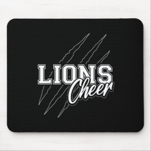 Alfombrilla De Ratón Lions Cheer Equipo de Porristas Espíritu de Regres